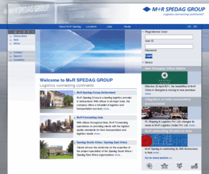 plsll.com: WELCOME TO M+R SPEDAG GROUP
