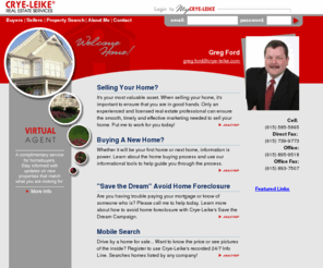 welcomehomepro.info: Greg Ford | Crye-Leike | Real Estate | Homes |
Find homes for sale and real estate information with Greg Ford, Crye-Leike.