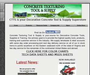 lmscofield-texturemats.org: Concrete Texturing Tools and Supply - Decorative Showroom and Training Center
Your complete source for decorative concrete tools, products, and training. Brickform. Proline, Chapin, Kraft, enCounter, 
PreiTech