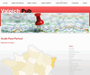 pass-partout.eu: Guide Pass’Partout - Valpich Pub - Commerciaux, finance et publicité
Texte