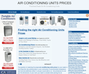 airconditioningunitsprices.net: Air Conditioning Units Prices
Finding the right Air Conditioning Units Prices