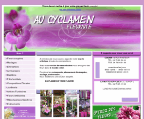 fleuriste-au-cyclamen.com: Au cyclamen, fleuriste - 73, savoie
Au cyclamen, fleuriste - 73, savoie