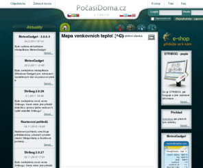 pocasi-doma.cz: Počasí v ČR - MeteoStanice | Počasí doma
Aktuální počasí u Vás doma, v ČR nebo ve světě?  Meteostanice a program Stribog Vám umožní zobrazujit data a grafy on-line na webu - srážky, tlak vzduchu, vnitřní a venkovní teplotu, směr a rychlost větru…