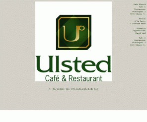 vestergade1.dk: Vestergade 1 / Cafe Ulsted / Café & Restaurant / Dansk mad, brunch, midt i Odense
