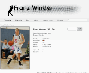 franzwinkler.com: Home | Franz Winkler
Franz Winkler, German basketball player biography