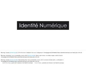 identitenumerique.com: Identité Numérique - Gestion de l'e-réputation et de l'identité numérique.
Identité Numérique - Gestion de l'e-réputation et de l'identité numérique.