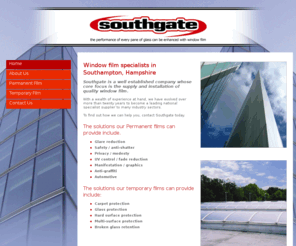 southgateuk.com: Window Film - Southampton | Southgate
We supply and install window film for a diverse range of requirements in Southampton, Hampshire. Solar film, surface protection and more. Call 0845 602 7649