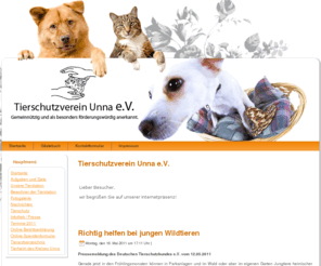 tierschutz-unna.org: Tierschutzverein Unna e.V.
Tierschutzverein Unna e.V.