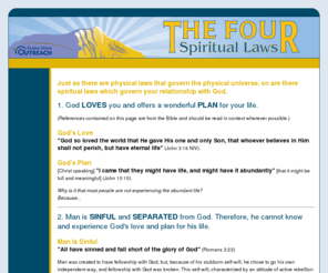 4spirituallaws.com: God Loves The World
God Loves you: You are special to Him, God doesn't love you because you are special person or do everything right. He loves you because He is love