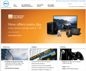 dellvirtualstore.com: Dell – The Official Site | Dell
Dell provides technology solutions, services and support.  Visit Dell.com for Laptops, Netbooks, Tablet PCs, Desktops, Monitors, Servers, Storage, Mobile Phones, Printers and Computer Accessories.