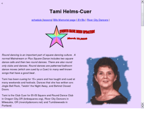 helmscuer.com: Tami Helms, Cuer
Tami Helms, International Round dance Cuer