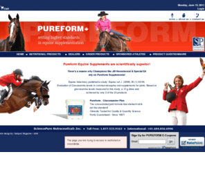 pureformequinehealth.com: Equine Supplements - Nutraceuticals - Pureform
Equine Supplements, Pureform is dedicated to setting new standards in the development of safe alternative nutraceuticals.