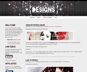 rose-colored.net: Rose-Colored Designs • Gaia Online Profile Themes
Welcome to Rose Colored Designs, a gaia-online profile resource site. Please take a look around at the profile themes we have created, and feel free to use any for your own gaia profile! Make sure you read the rules first! Thanks and enjoy! ;)