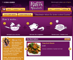 spicebox.co.uk: Rafi's Spicebox - Create authentic Indian curries at home
