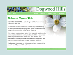 dogwoodhillshoa.com: Dogwood Hills
Neighborhood web site for Dogwood Hills in Brandon, Florida.