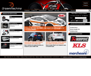 dream-machine.net: Principal | Dream Machine
Dream Machine es el principal distribuidor de España y Portugal de productos y componentes para motocicletas.