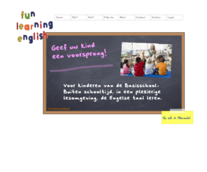 funlearningenglish.org: -A- is for Apple and Abcoude
Fun Learning English geeft uw kind een voorsprong! Buiten schooltijd, in een plezierige leeromgeving, de Engelse taal leren. Voor kinderen van de Basisschool.