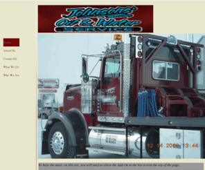 johnsonsoilandwater.com: Home
Johnsons' Oil and Water Service home page, oilfield equipment hauling, trucking