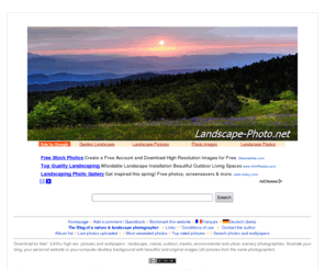 landscape-photo.net: Landscape and nature photography - | LANDSCAPE-PHOTO.NET
Landscape and nature photography -  - 3,400+ free high res nature and landscape photos to illustrate your blog, personal website or desktop background wallpapers !