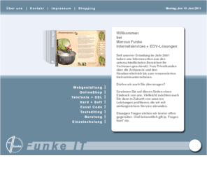 m-funke.net: Marcus Funke I + E
Marcus Funke Internetservices und EDV-Lösungen: Wir erstellen Ihre Internetpräsenz, sorgen für das Hosting und die Domain-Registrierung, pflegen Ihre Seiten und lokalisieren. Desweiteren vertreiben wir Hardware und Software und schließen Ihren PC an das Internet an (inkl. handwerklicher Arbeiten).