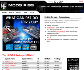 modsrigs.com: EVGA | Intelligent Innovation
EVGA North America's #1 NVIDIA partner.