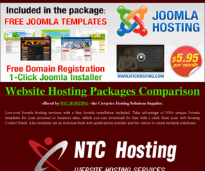 website-hosting-packages-comparison.com: Website Hosting Packages Comparison by NTChosting
Website hosting packages. Unlimited hosting account (unmetered online space, data transfer, domains hosted) delivered by NTChosting - the cut-price hosting services provider.