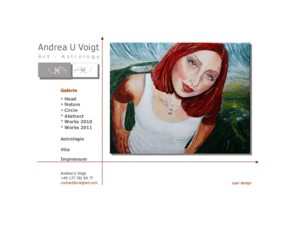 voigtart.com: voigtart: Kunst und Astrologie
Andrea U Voigt: Kunst und Astrologie in Essen