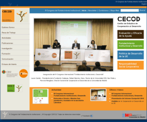 cecod.net: Centro de Estudios de Cooperación al Desarrollo
El CECOD nace como un observatorio de cooperación al desarrollo en España y en la Unión Europea.