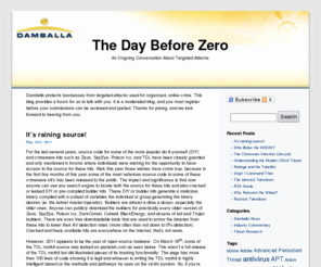 dayb4zero.org: The Day Before Zero
