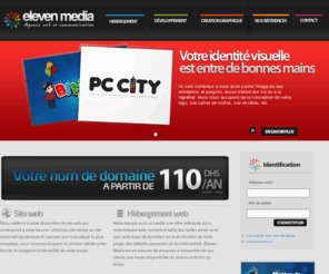 elevenmedia.ma: Eleven Media - Agence web & communication - Casablanca, Nom de domaine, Conception de site web, Hebergement Web, Création graphique, Identité visuelle, Web design, Serveurs dédiés.
