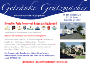 getraenke-gruetzmacher.de: www.getraenke-gruetzmacher.de
Dieses ist die Internetseite www.getraenke-gruetzmacher.de