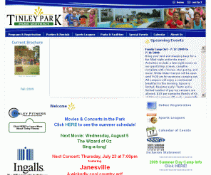 tinleyparkdistrict.org: Tinley Park - Park District - The Fun Starts Here!
Tinley Park - Park District - The Fun Starts Here! Offering the convenience of Online Registration as well as numerous recreation opportunities, parks, facilities and special events.