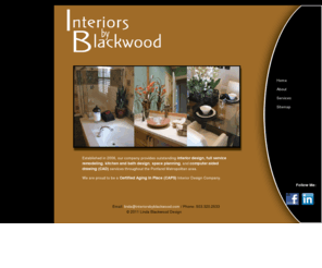 interiorsbyblackwood.com: Interiors by Blackwood - Home
Interior Desigsner Portland OR, specializing in Remodeling Design, Residential Design and Barrier Free Design