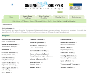 reisetips.ch: Online Shopping Verzeichnis, nur Schweizer Shops, Einkaufen, Rabatt, Aktionen, Sparen!
Onlineshoppser.ch ist das Portal mit den besten Schweizer Onlineshops.