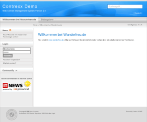 wanderfreu.de: Contrexx Demo | Willkommen bei Wanderfreu.de - Powered by Contrexx® Web Content Management System
Willkommen bei Wanderfreu.de