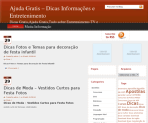 ajudagratis.com: Ajuda Gratis
Dicas Cursos e Tutoriais,Ajuda Grátis!