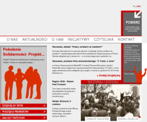 razem89.pl: Razem'89 - obywatelska inicjatywa obchodów dwudziestolecia wolnej Polski
