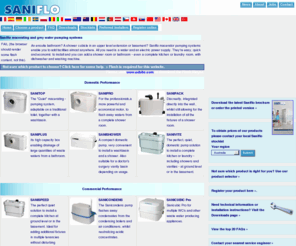 saniflo.co.nz: Saniflo macerating and grey water pumping systems
Saniflo small bore macerator waste pumping systems for extra facilities almost anywhere