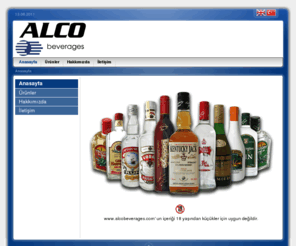 alcobeverages.com: Anasayfa
ALCO Beverages
Alco İçecek ve Tüketim Malları San. ve Tic. LTD. ŞTİ., Alco Beverages - İthal Alkollü İçkiler