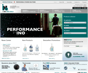 produitsnettoyants.com: Cleaning, products, professional, sanitary, supplies, maintenance, equipment, INO Solutions
INO Solutions offer a complete line of cleaning products, hygiene solutions and floor equipment for professional sanitary maintenance.