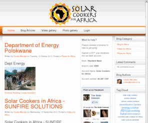 solarcookersforafrica.com: The Solar Caravanner
Joomla! - the dynamic portal engine and content management system