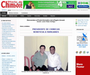 diariodechimbote.com: Bienvenidos al Portal Informativo de la Región Ancash
Bienvenidos al Diario de Chimbote, el primer portal de la región Ancash en Perú donde encontrará las últimas noticias.
