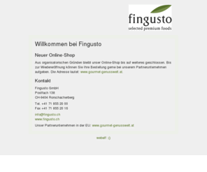 fingusto.com: Fingusto – selected premium foods
Fingusto Selected Premium Foods