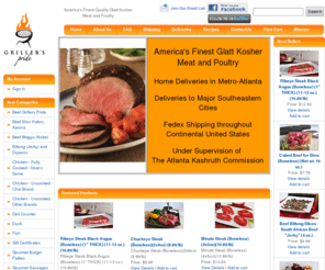 grillerspride.com: Kosher Meat & Poultry - Kosher Meat Market  - Kosher Online Shopping - Glatt Kosher Meat Online
Glatt kosher food online, high quality meat market, shipping,  delivery to any US state. Free recipes.