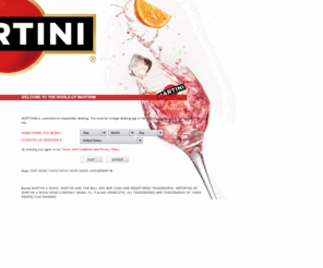 lavieenrosato.com: MARTINI GLOBAL :: Welcome to the party.
Home is where the heart is, MARTINI is where the party is!