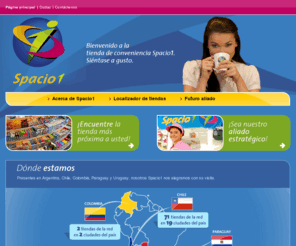 spacio1.com: Spacio1
Sitio de los minimercados de las estaciones de servicio Petrobras en Paraguay, Uruguay, Argentina y Colombia.