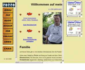 von-koelln.de: Alexander von Kölln - Homepage
Alexander von Kölln, Meine Homepage mit allerlei Informationen über Genealogie, Marine und weitere Topics. Tauschbörse für Informationen der Familien "von Kölln", "von Cölln", "von Koelln" und "von Coelln" sowie deren Verwandten.