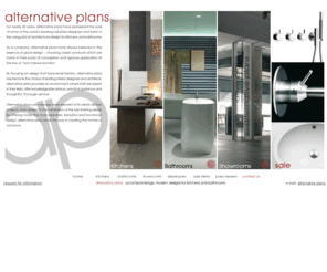 alternativeplans.net: alternative plans: kitchen and bathroom designers London, UK
Alternative Plans London UK - Kitchen and Bathroom Showroom London, Italian Kitchens, Italian Bathrooms, Agape bathrooms, Flaminia, Fantini, Vola