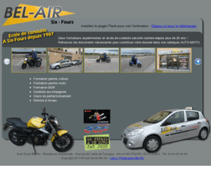 autoecole-belair-sixfours.com: Auto école Belair à Six-Fours: auto-école et moto-école
Auto-école Bel Air à Six Fours Les Plages(83). Permis Auto, Moto, conduite accompagnée AAC, remise à niveau, BSR