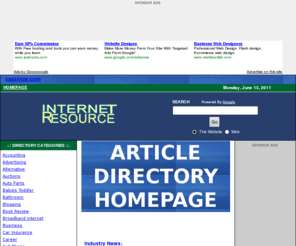 captivize.com: Article website providing news, articles, directory, and internet search.
Web reference website providing news articles directory internet search.